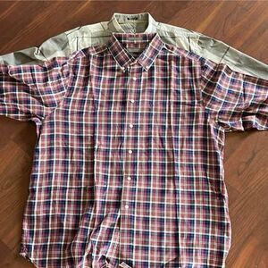 Lot of 2 Men’s XL Dress shirts Bugatchi Uomo & Daneil Cremueax